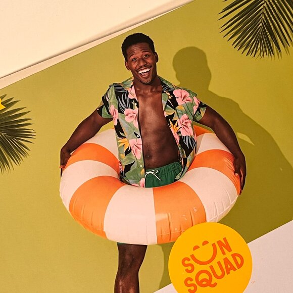 Swim Tube - Inflatable Pool Toy by Sun Squad (home/games/x) NEW - Picture 4 of 11